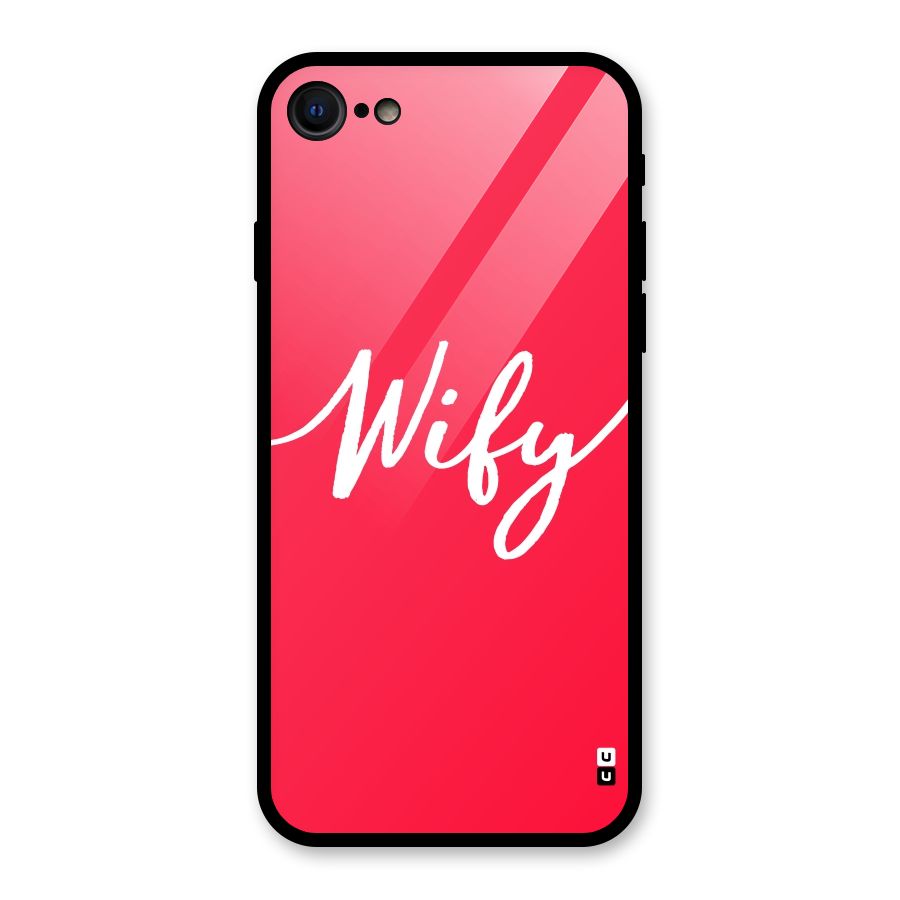 Wify Glass Back Case for iPhone 7