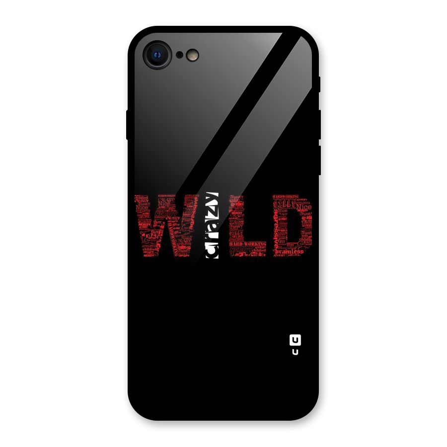 Wild Crazy Glass Back Case for iPhone 7