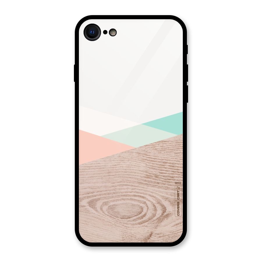 Wooden Fusion Glass Back Case for iPhone 7