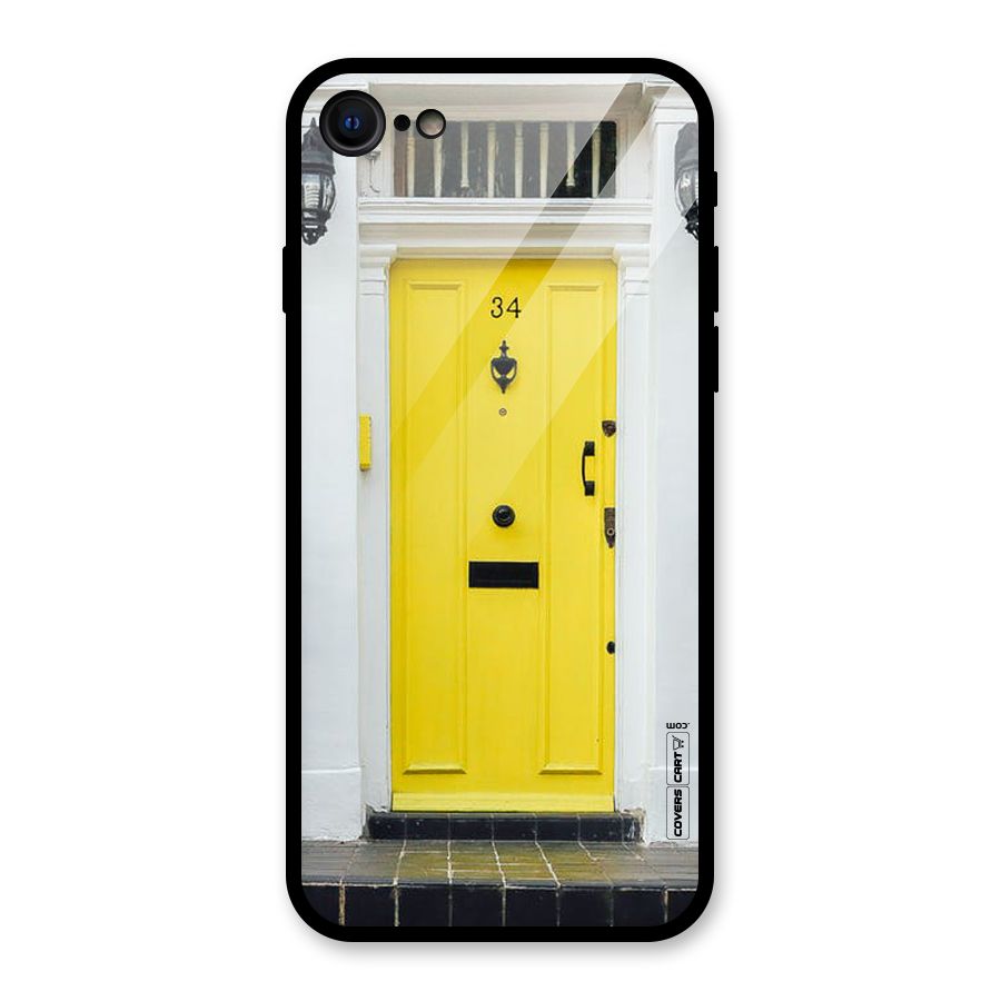 Yellow Door Glass Back Case for iPhone 7