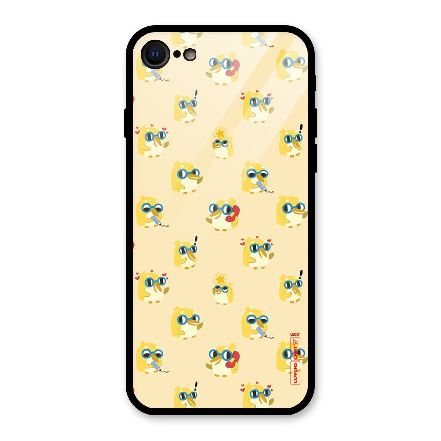 Yellow Parrot Glass Back Case for iPhone 7