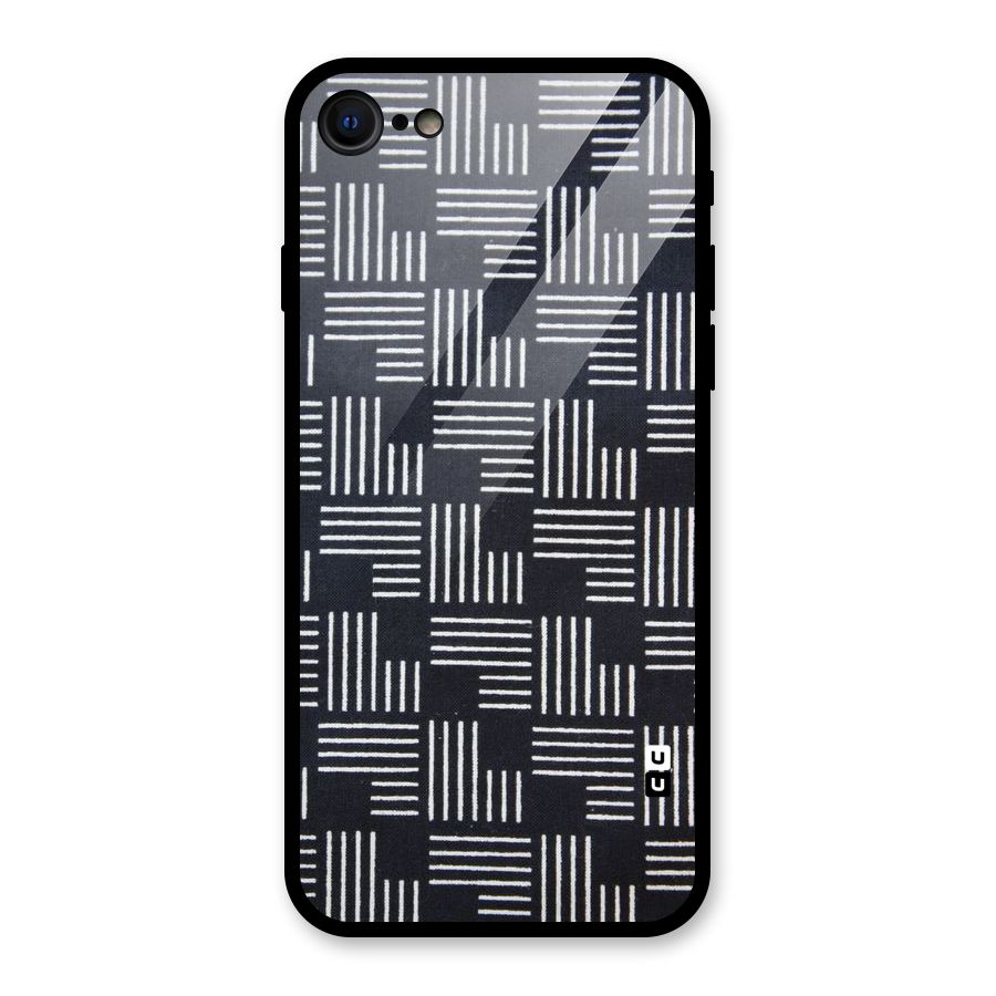 Zig Zag Hierarchy Glass Back Case for iPhone 7