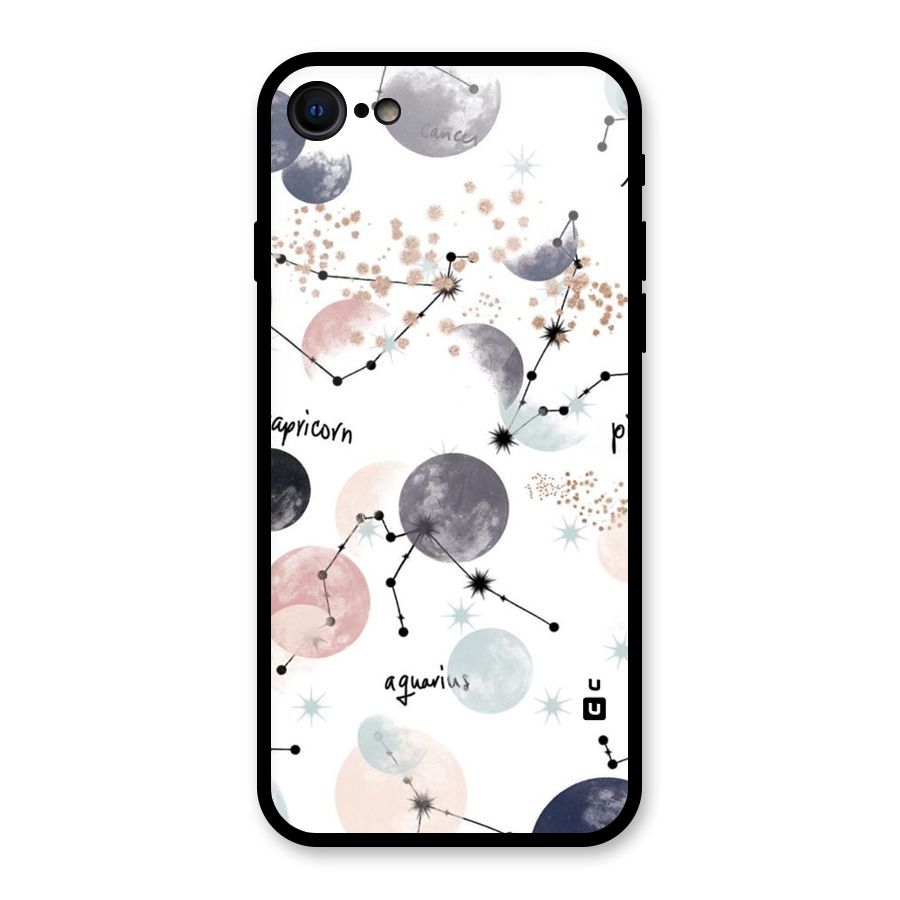 Zodiac Glass Back Case for iPhone 7