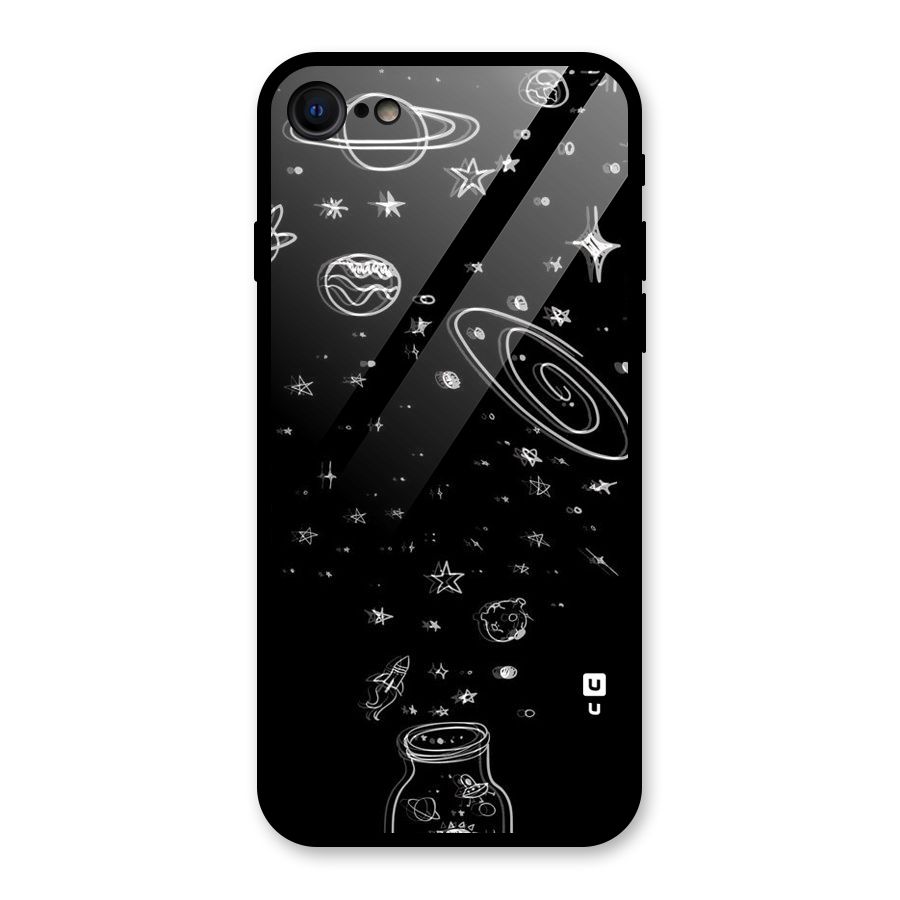 Bottle Of Stars Glass Back Case for iPhone 8