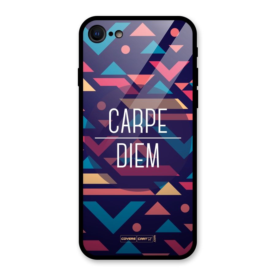 Carpe Diem Glass Back Case for iPhone 8