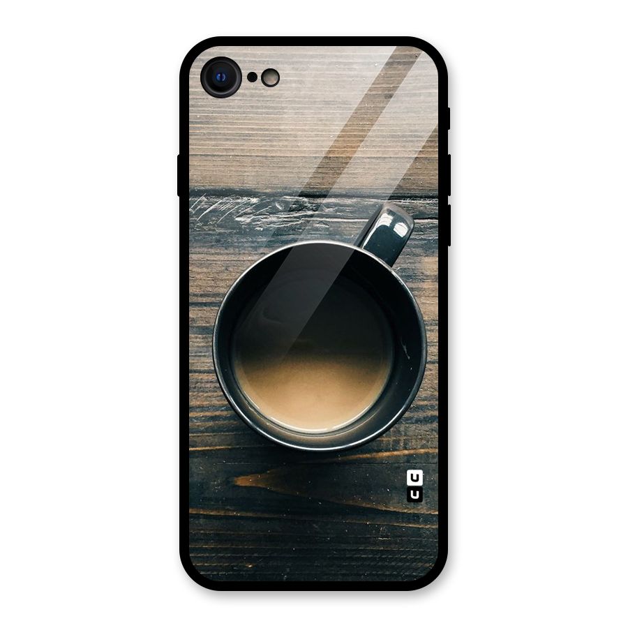 Chai On Wood Glass Back Case for iPhone 8
