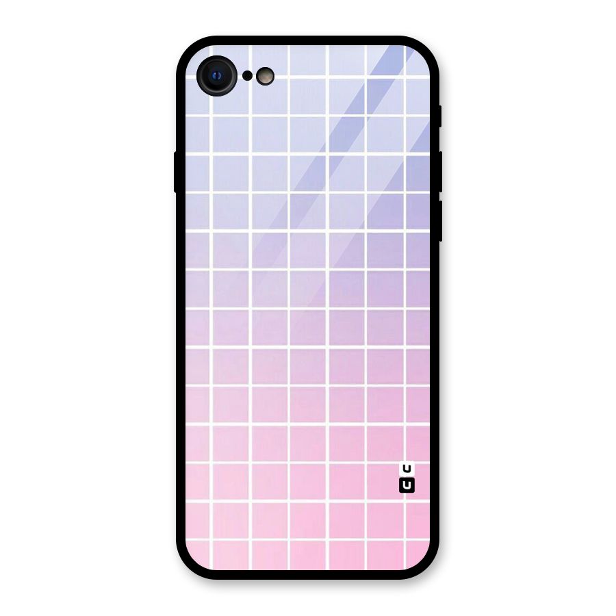 Check Shades Glass Back Case for iPhone 8