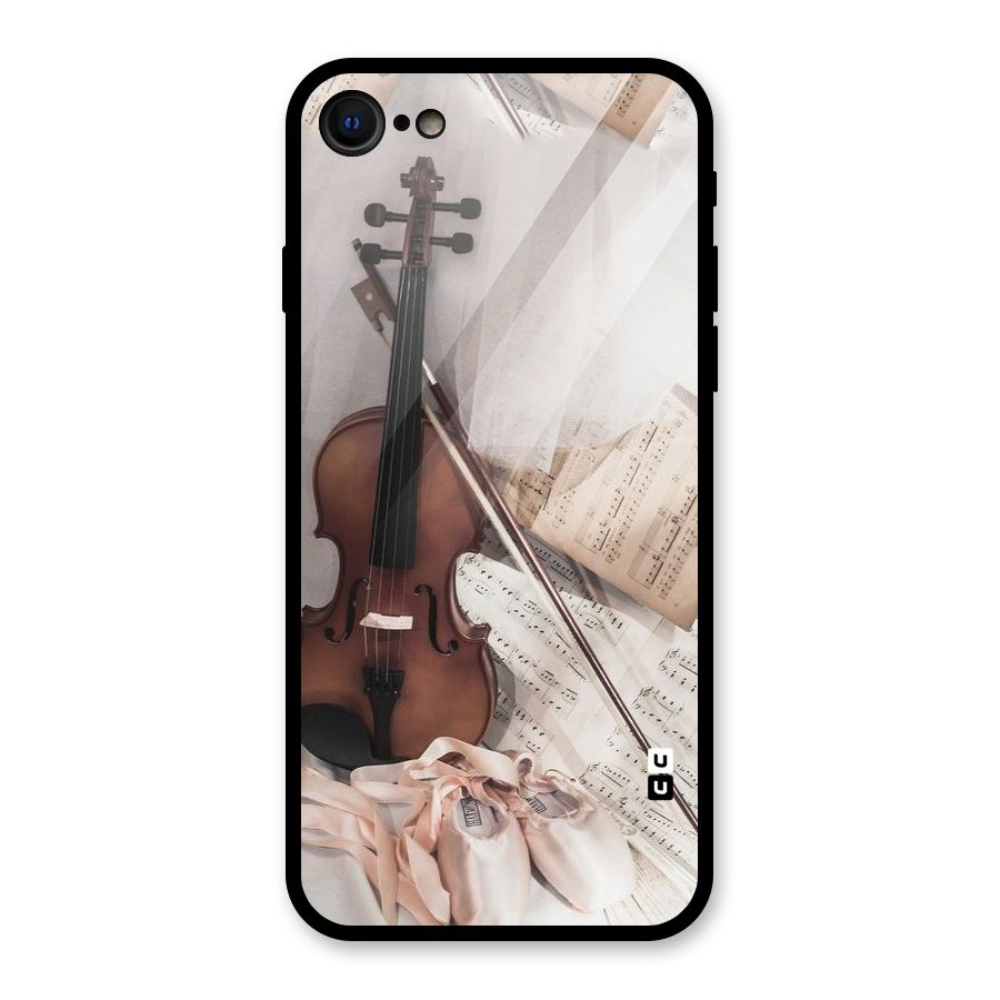 Guitar And Co Glass Back Case for iPhone 8
