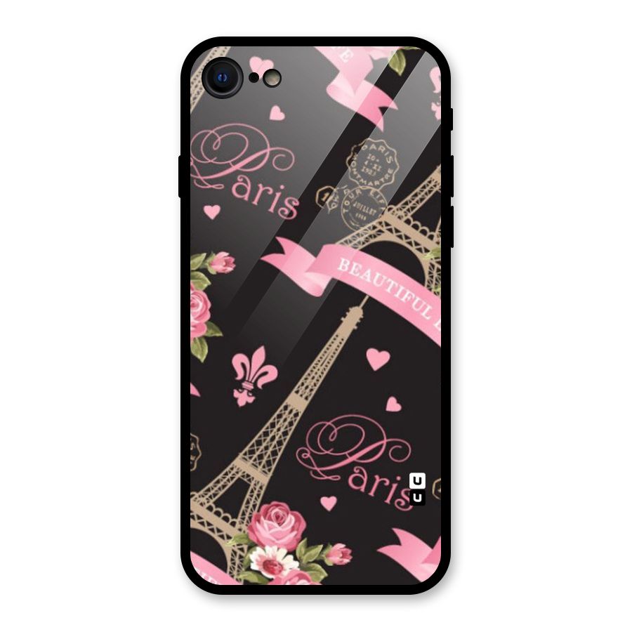 Love Tower Glass Back Case for iPhone 8