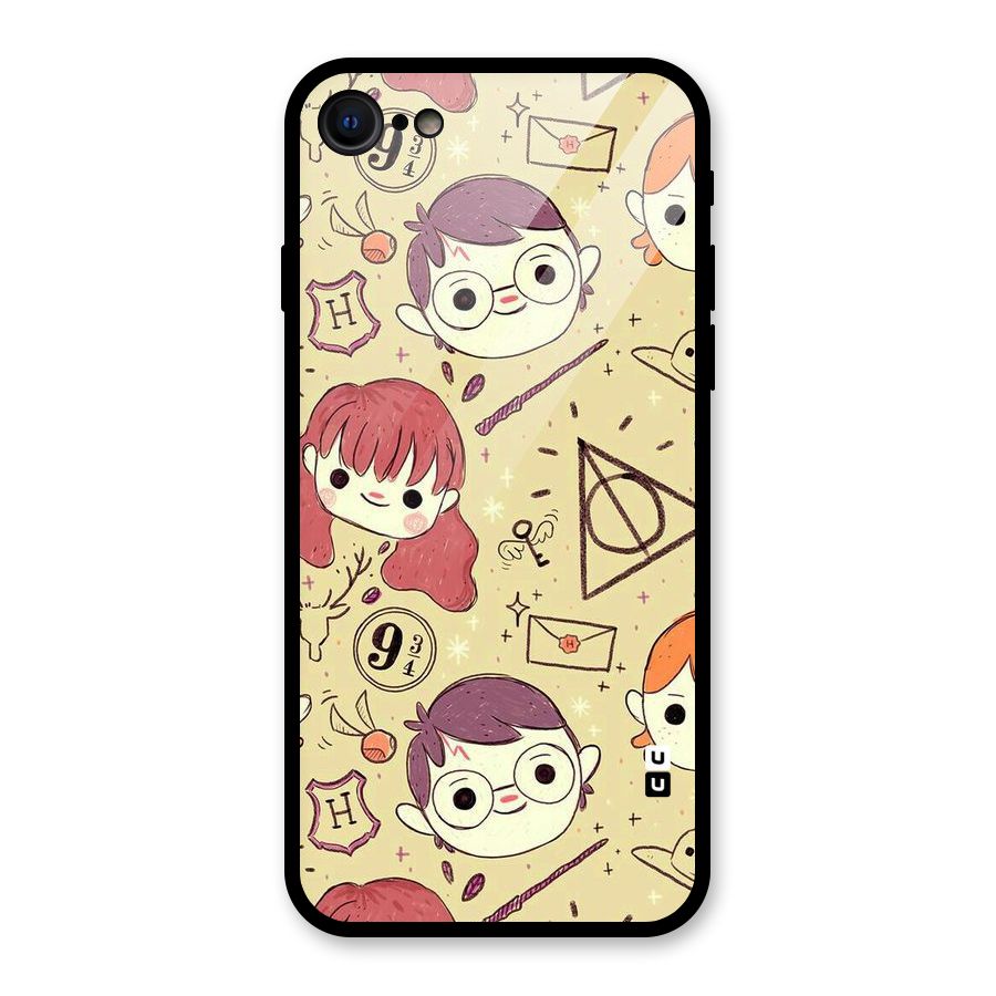 Nerds Glass Back Case for iPhone 8