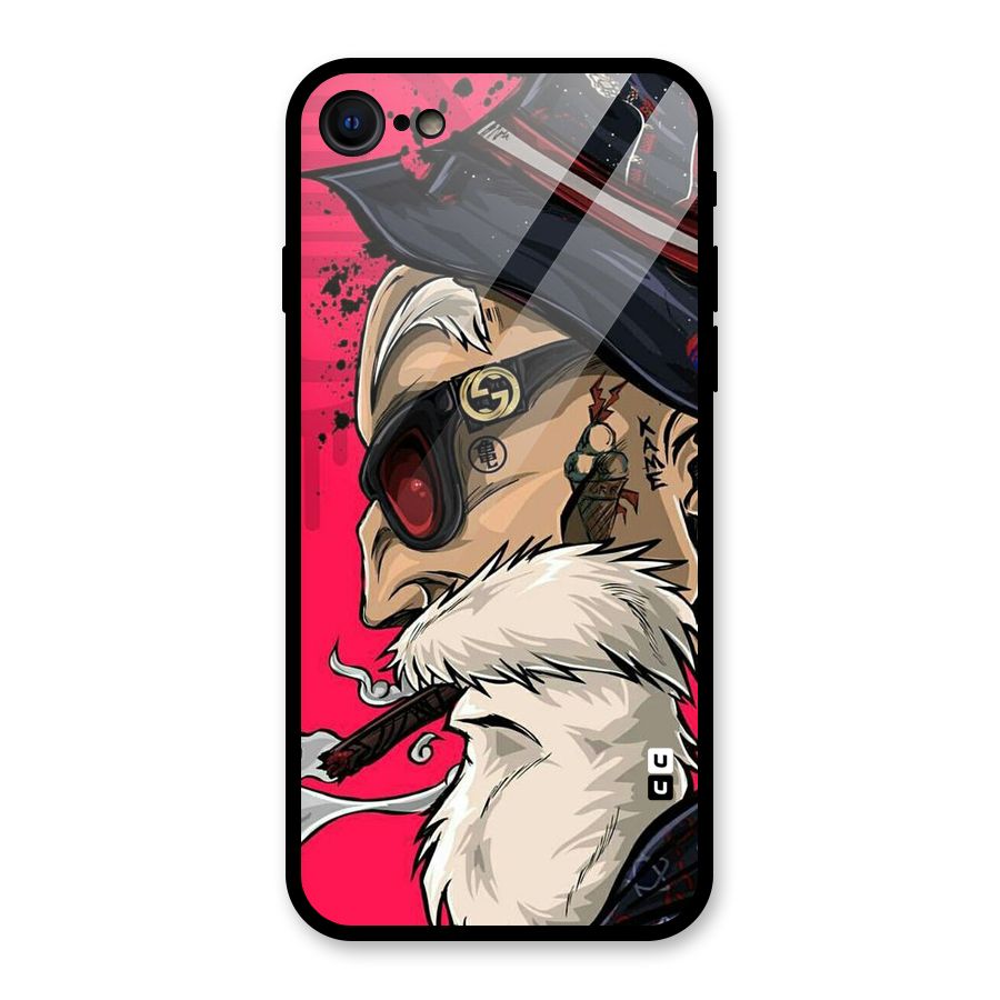 Old Man Swag Glass Back Case for iPhone 8
