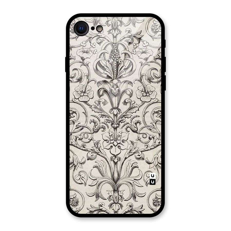 Pleasing Artsy Design Glass Back Case for iPhone 8