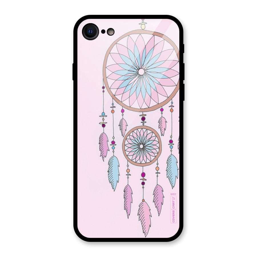 Pretty Dream Catcher Glass Back Case for iPhone 8