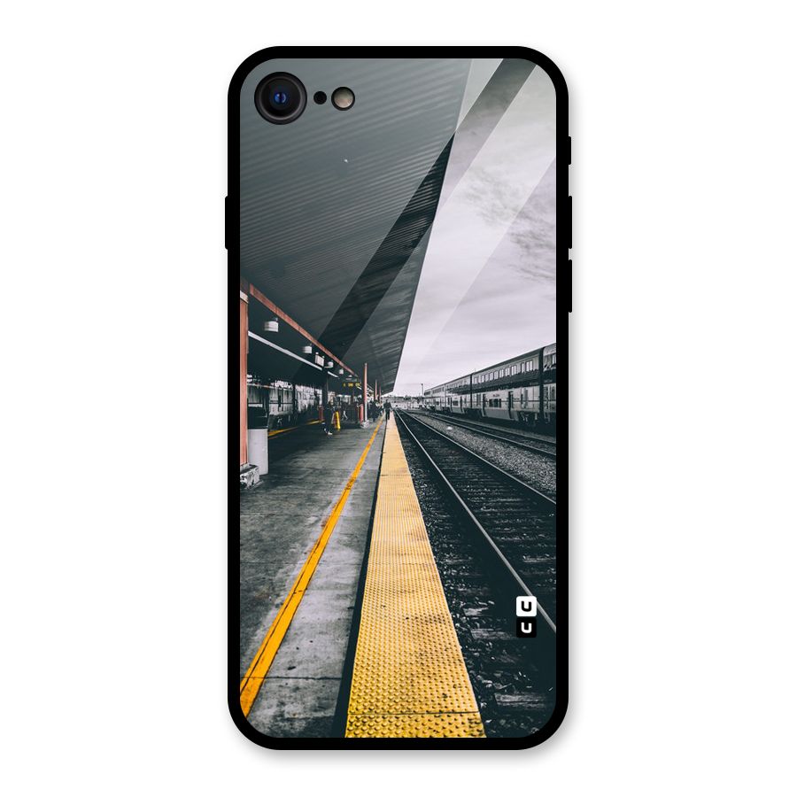 Railway Track Glass Back Case for iPhone 8