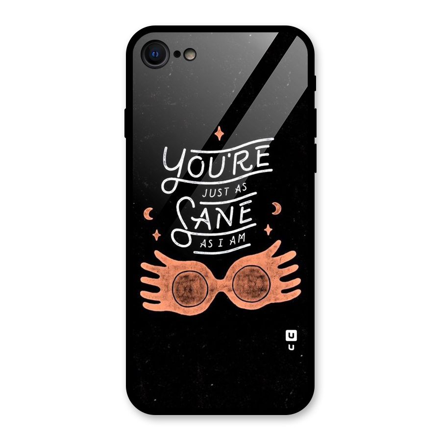Sane As I Glass Back Case for iPhone 8