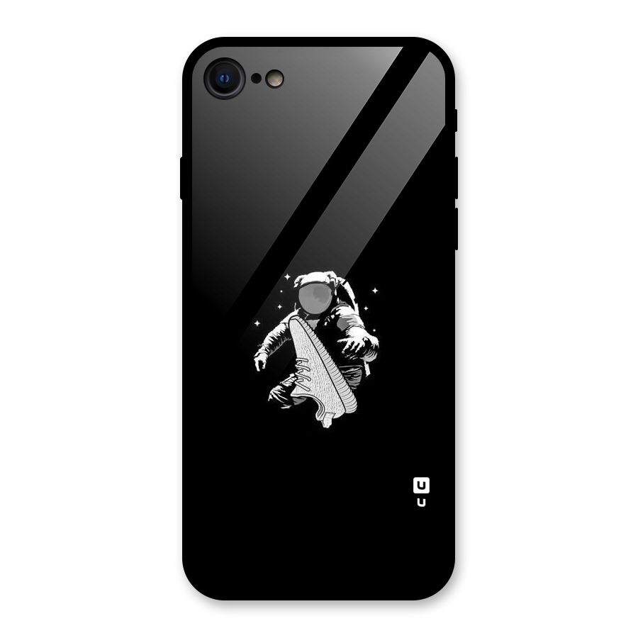 Space Shoe Glass Back Case for iPhone 8
