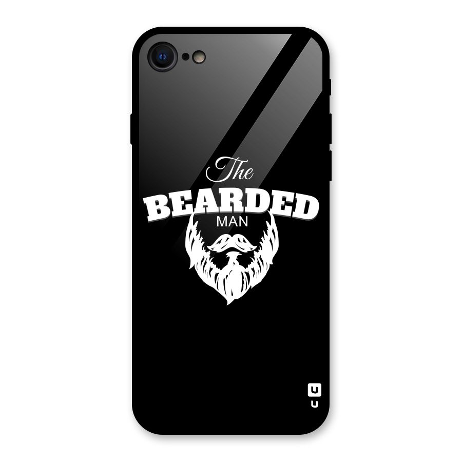 The Bearded Man Glass Back Case for iPhone 8