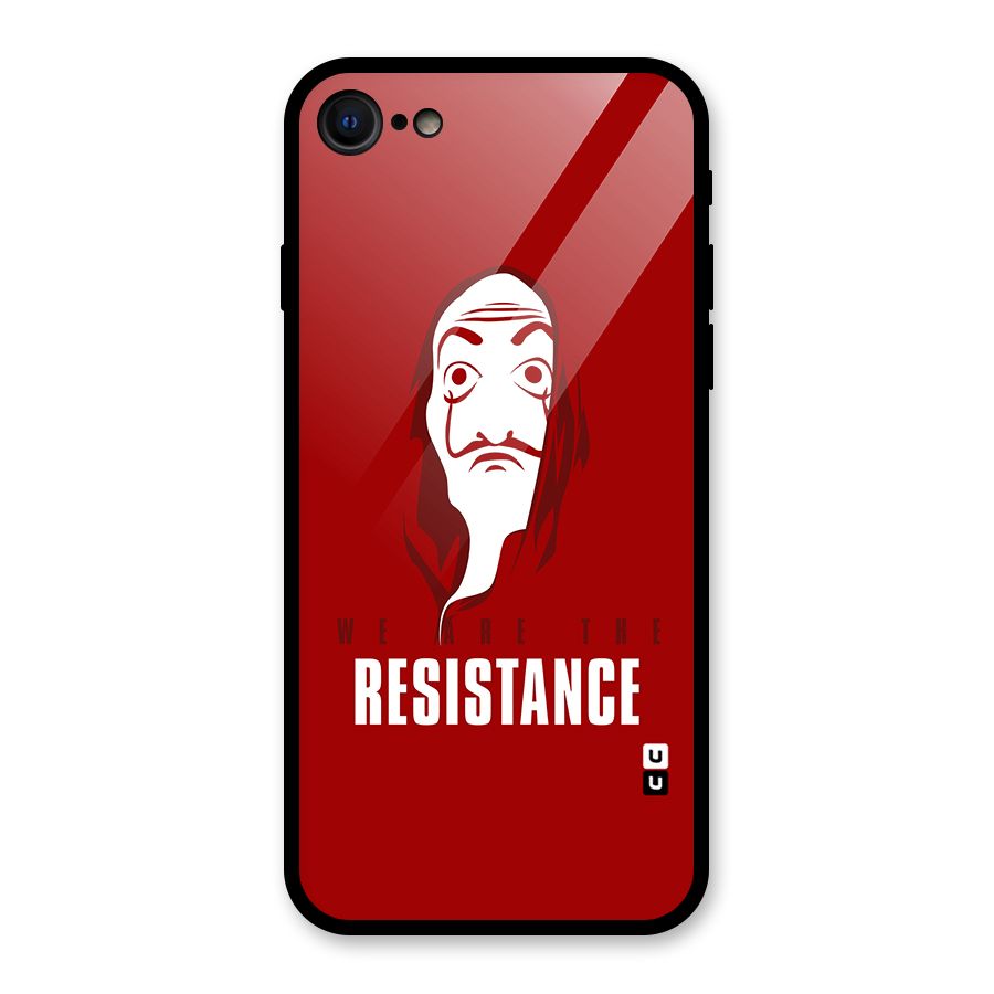 We Are Resistance Glass Back Case for iPhone 8