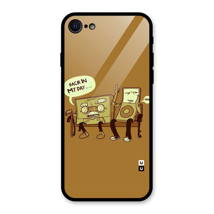 Back In Day Casette Glass Back Case for iPhone SE 2020