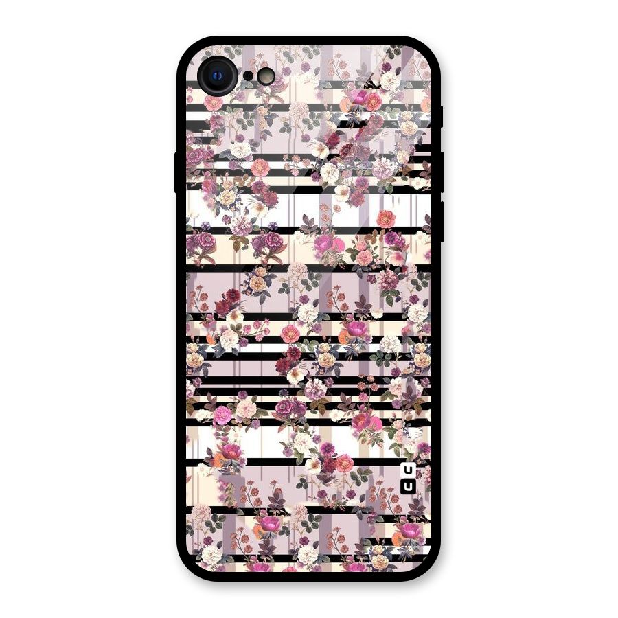 Beauty In Floral Glass Back Case for iPhone SE 2020