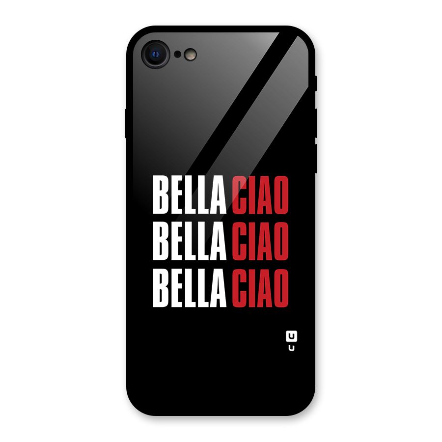 Bella Ciao Bella Ciao Bella Ciao Glass Back Case for iPhone SE 2020