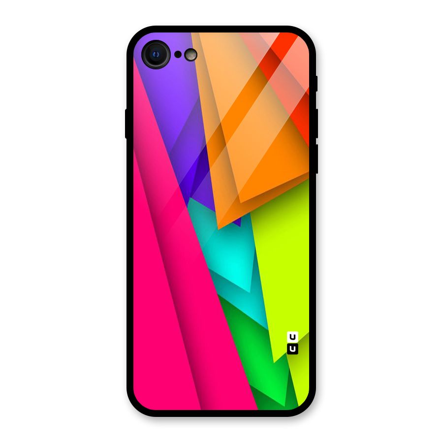 Bring In Colors Glass Back Case for iPhone SE 2020