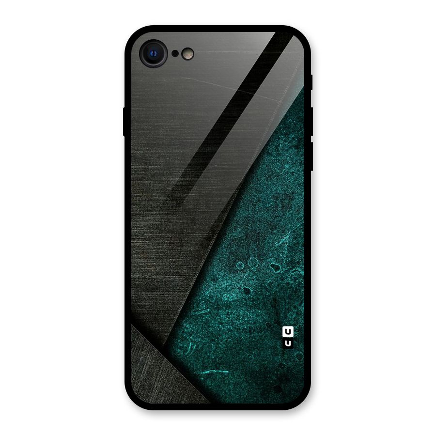 Dark Olive Green Glass Back Case for iPhone SE 2020