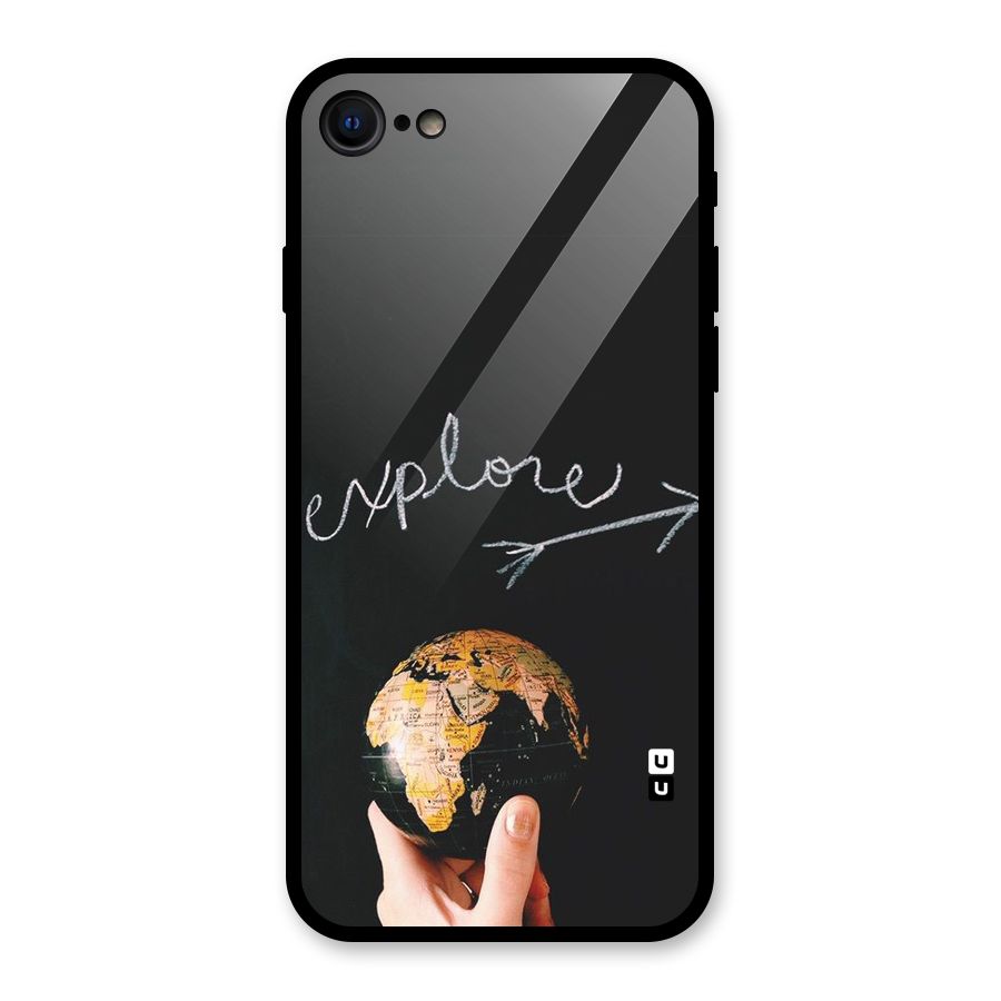 Explore World Glass Back Case for iPhone SE 2020