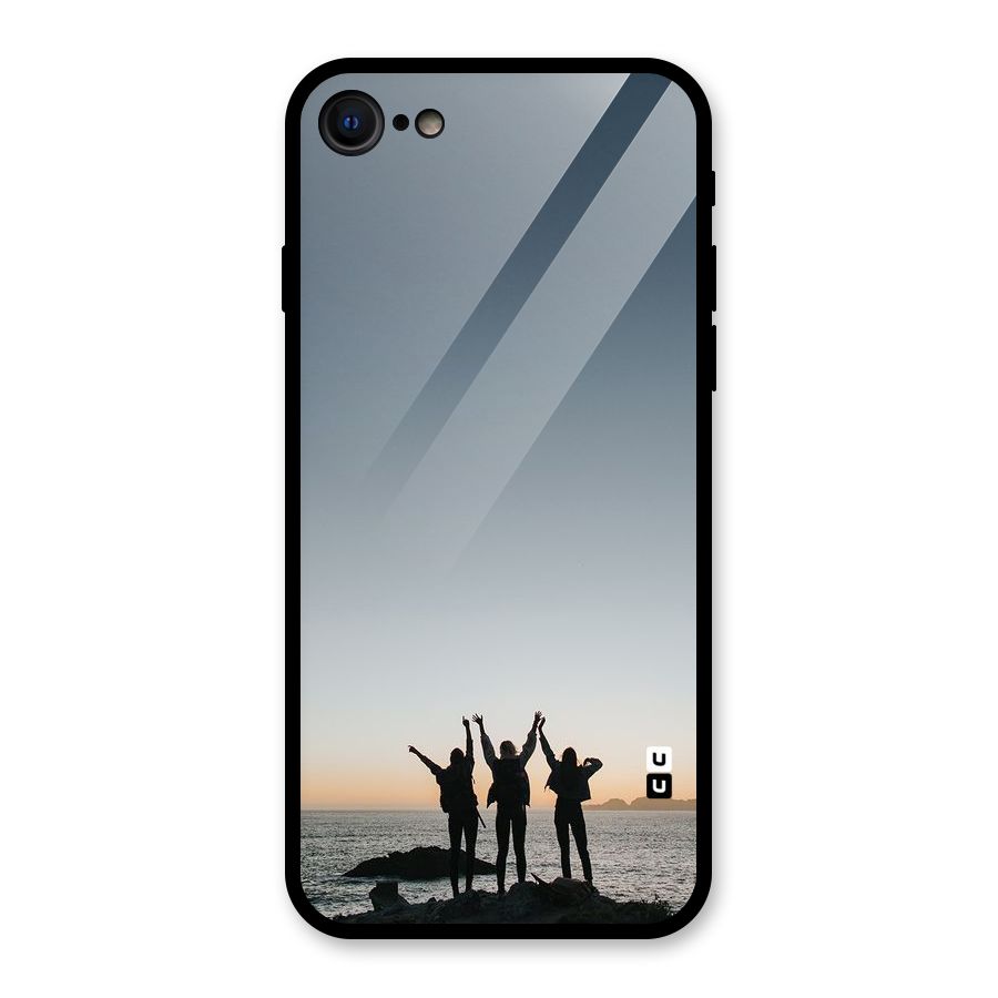 Friendship Glass Back Case for iPhone SE 2020
