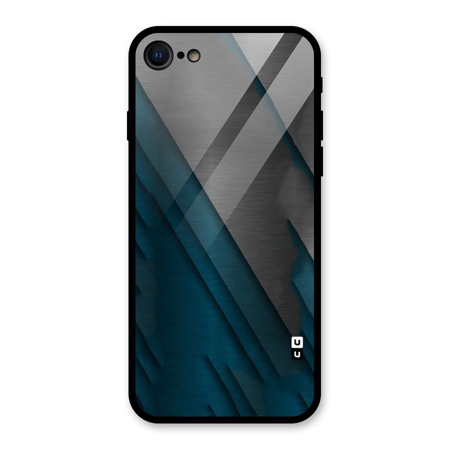 Just Lines Glass Back Case for iPhone SE 2020