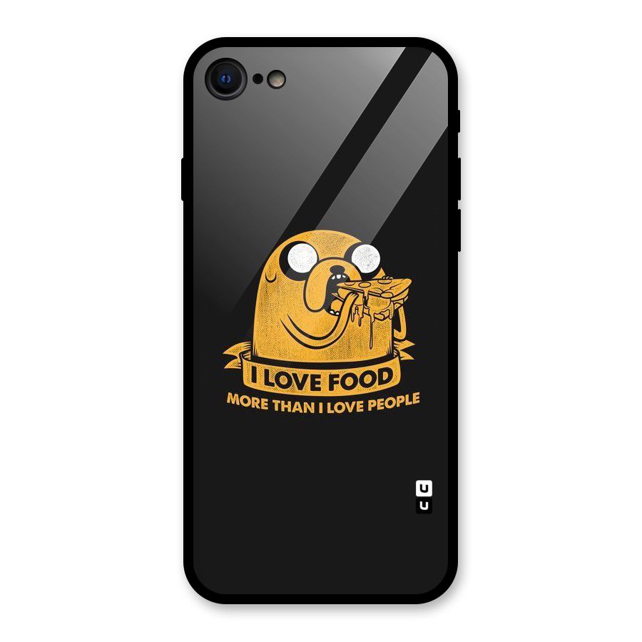 Love Food Glass Back Case for iPhone SE 2020