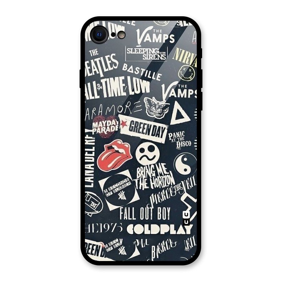 Music My Paradise Glass Back Case for iPhone SE 2020