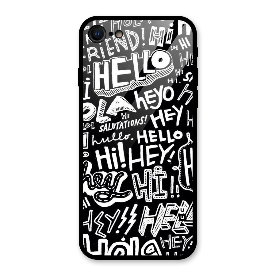 My Friend Glass Back Case for iPhone SE 2020