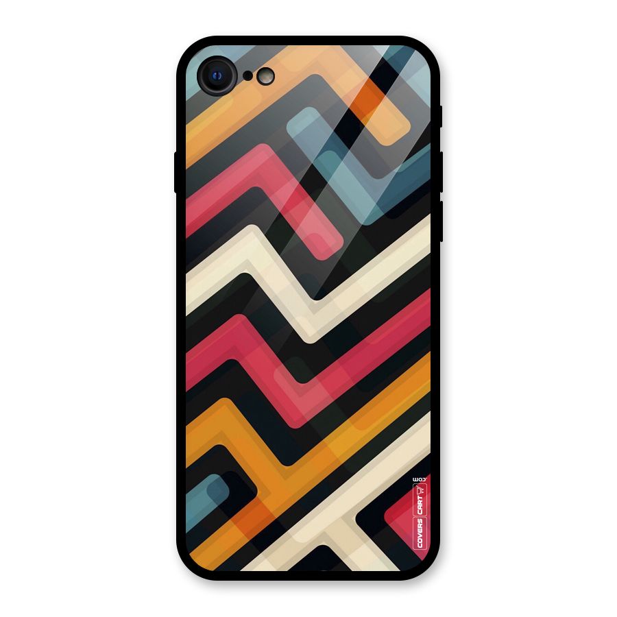 Pipelines Glass Back Case for iPhone SE 2020