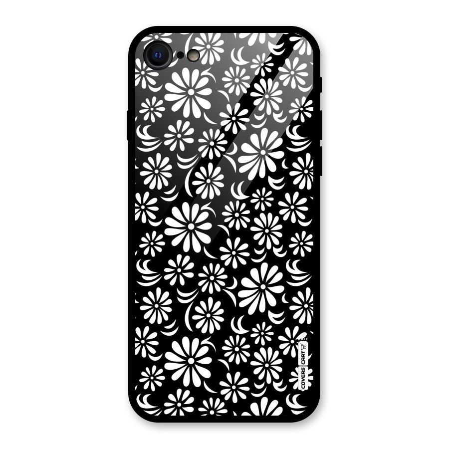 Sea Shell Abstract Art Glass Back Case for iPhone SE 2020