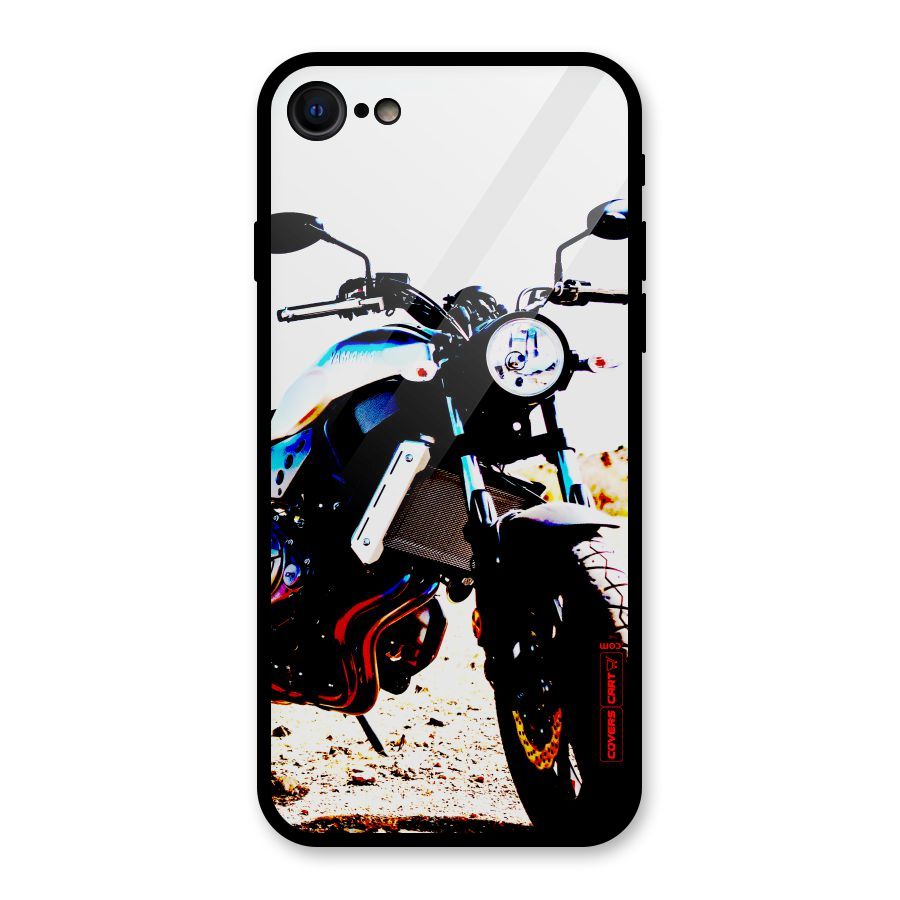 Stylish Ride Extreme Glass Back Case for iPhone SE 2020