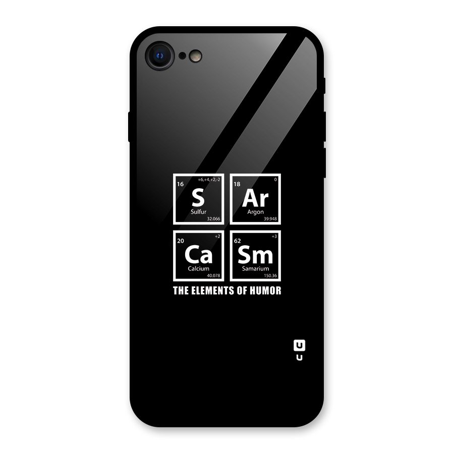 The Elements of Humor Glass Back Case for iPhone SE 2020