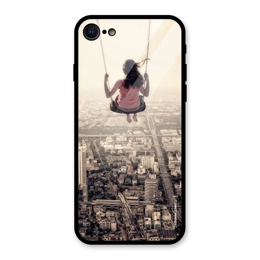 Top Of The World Glass Back Case for iPhone SE 2020