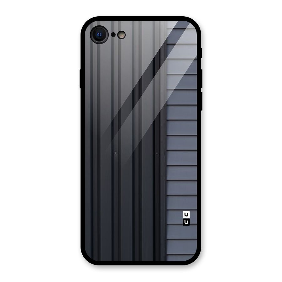 Vertical Horizontal Glass Back Case for iPhone SE 2020