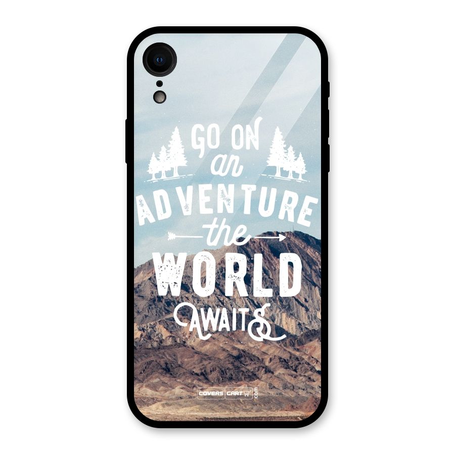 Adventure World Glass Back Case for iPhone XR