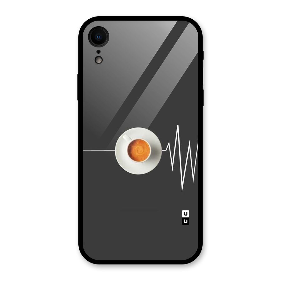 After Coffee Glass Back Case for iPhone XR