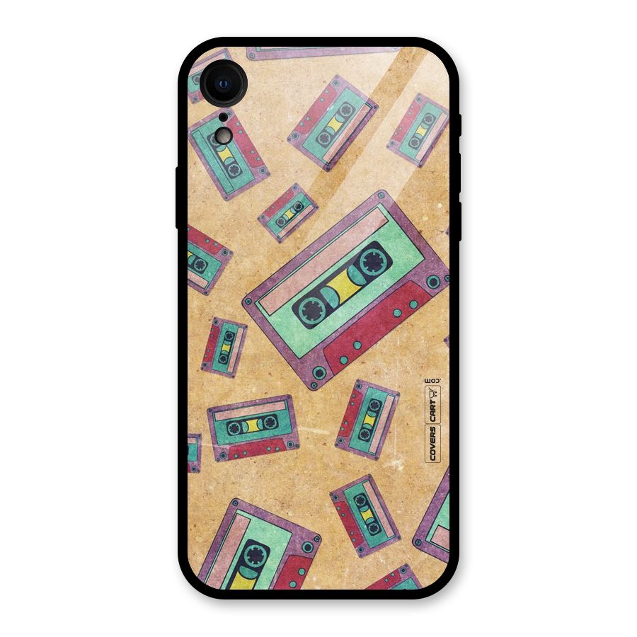 Ancient Cassettes Glass Back Case for iPhone XR