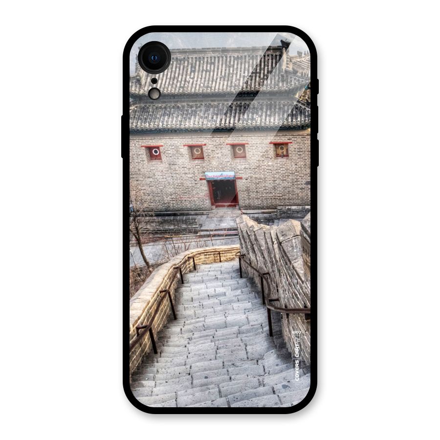 Ancient Strairs Glass Back Case for iPhone XR