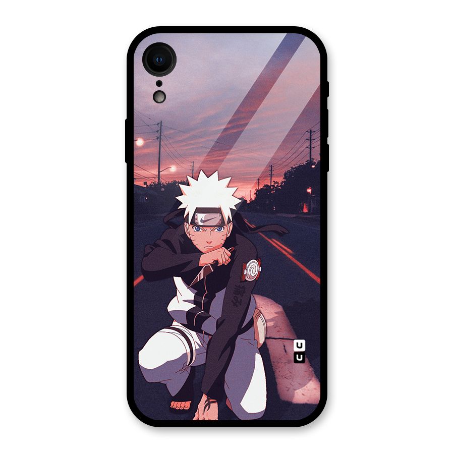 Anime Naruto Aesthetic Glass Back Case for iPhone XR