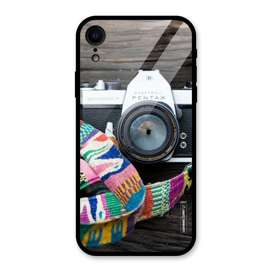 Antique Camera Glass Back Case for iPhone XR