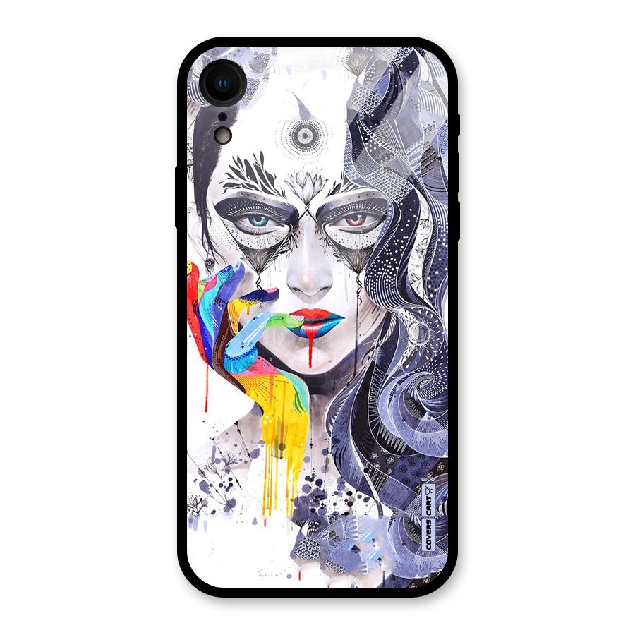Astonishing Artwork Glass Back Case for iPhone XR