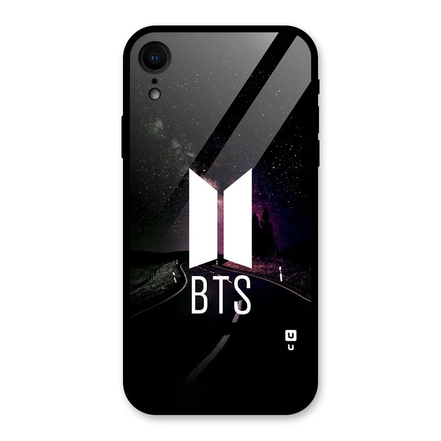 BTS Night Sky Glass Back Case for iPhone XR