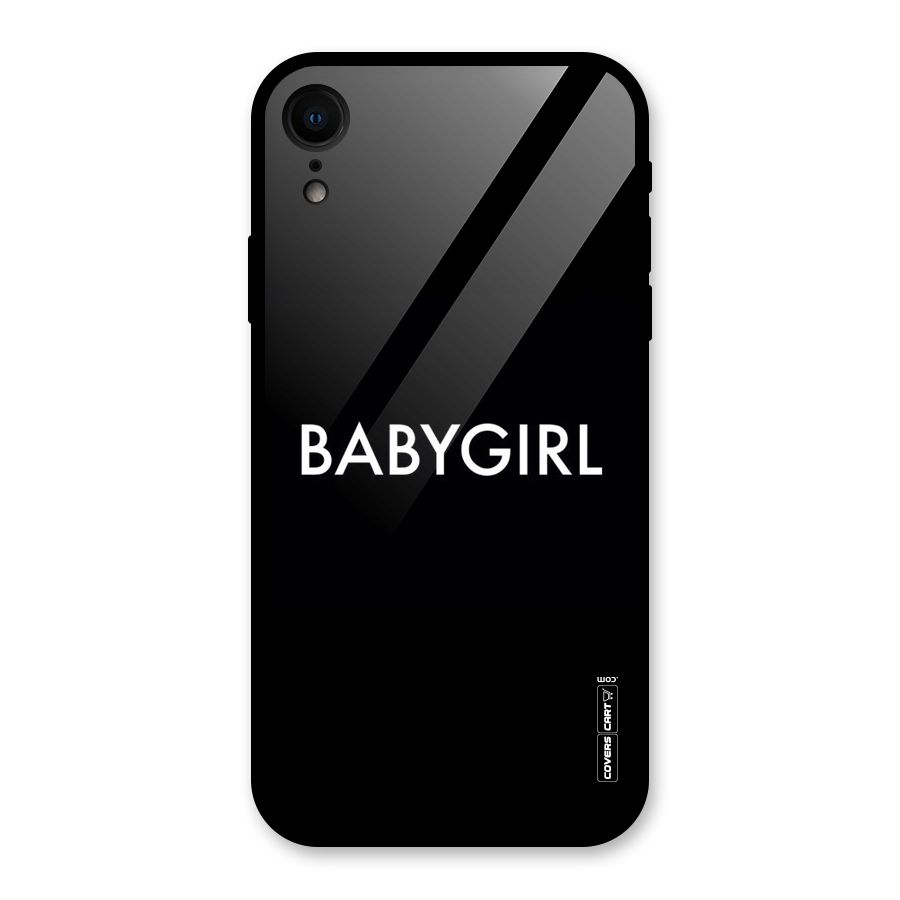 Baby Girl Glass Back Case for iPhone XR