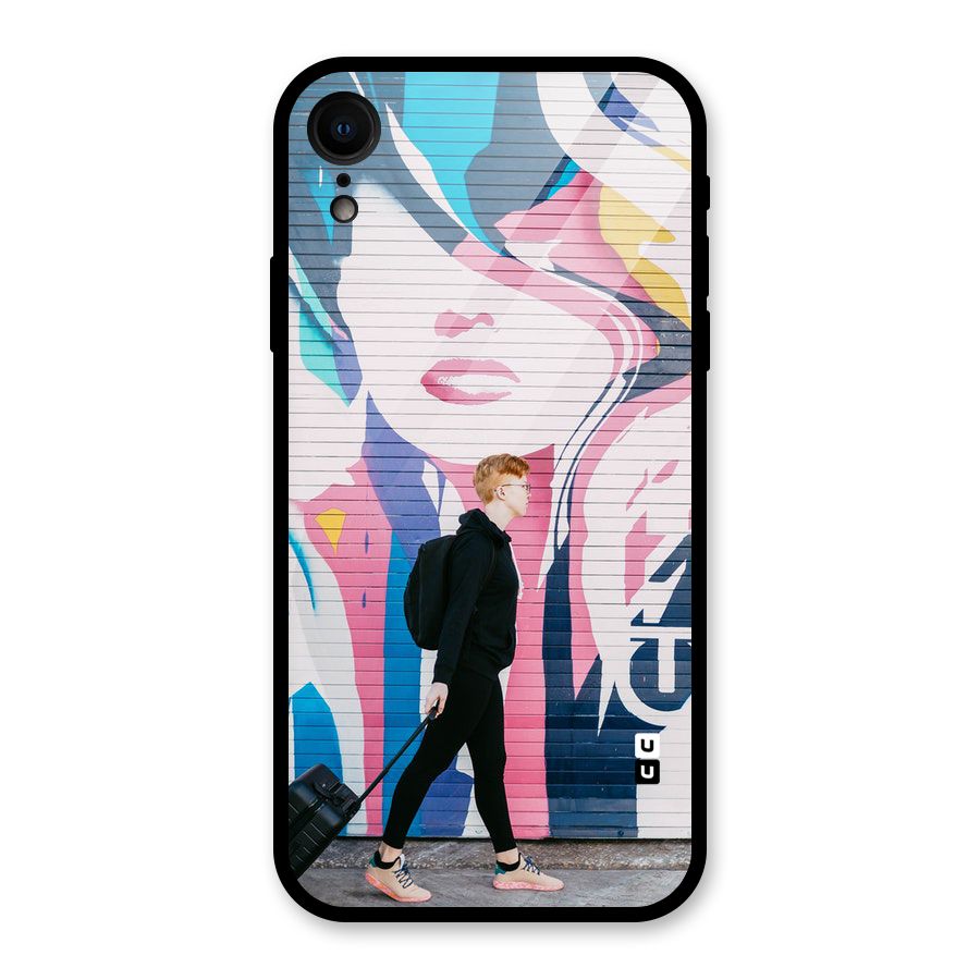 Backpacker Glass Back Case for iPhone XR