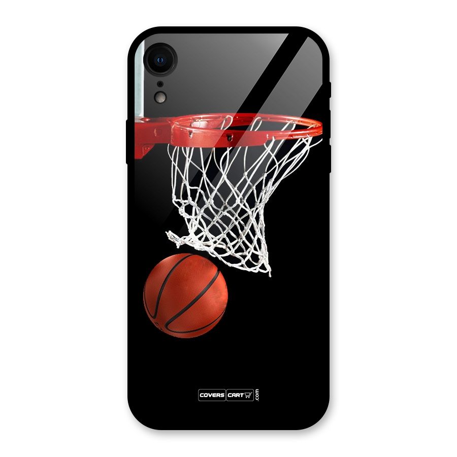 Basketball Glass Back Case for iPhone XR